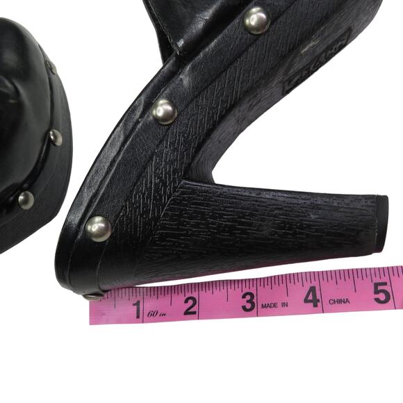 Y2k Chaps Chunky Clogs with Studded Detail Size 9.5 - Picture 8 of 10